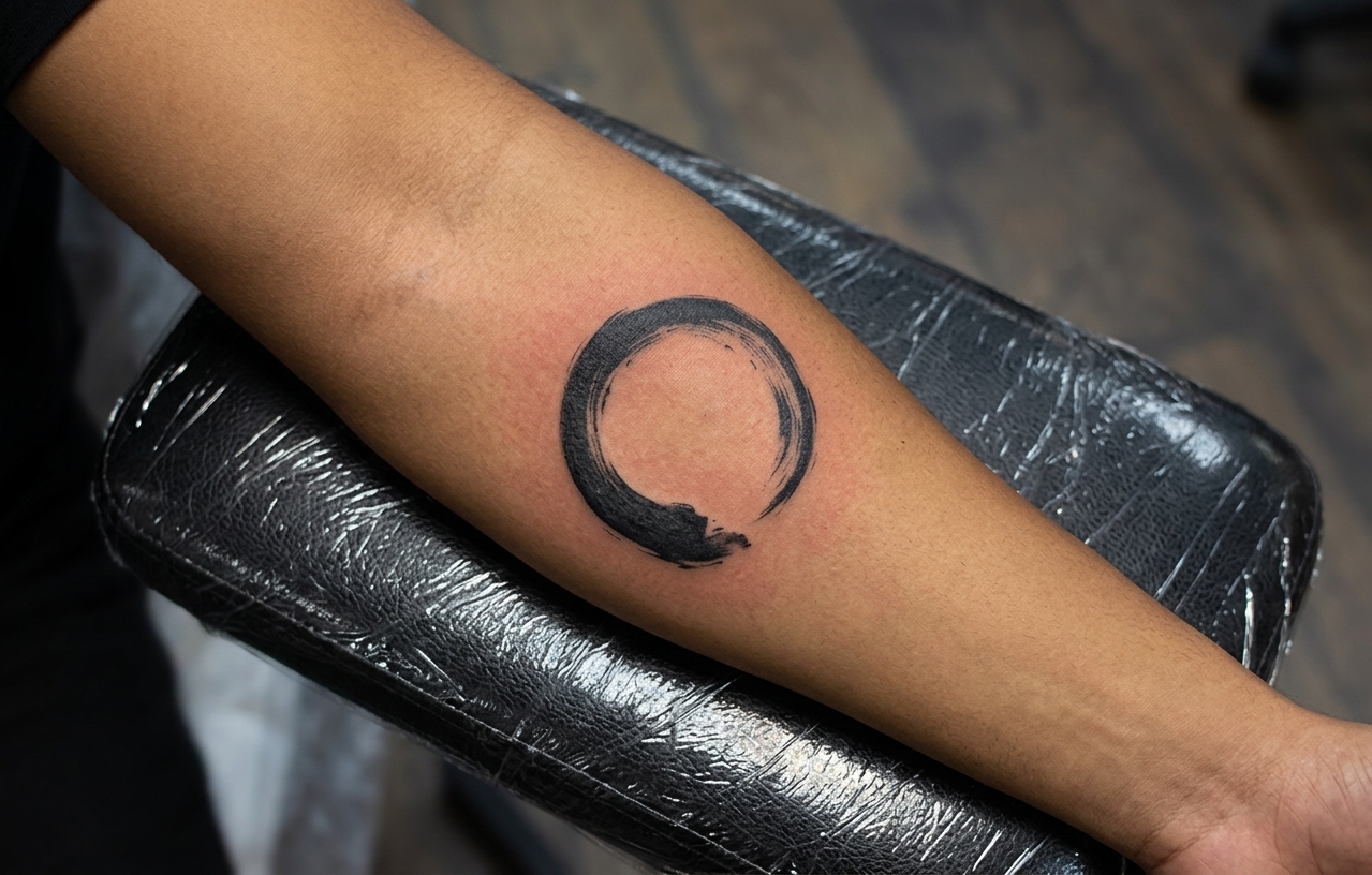 Enso Circle Tattoo