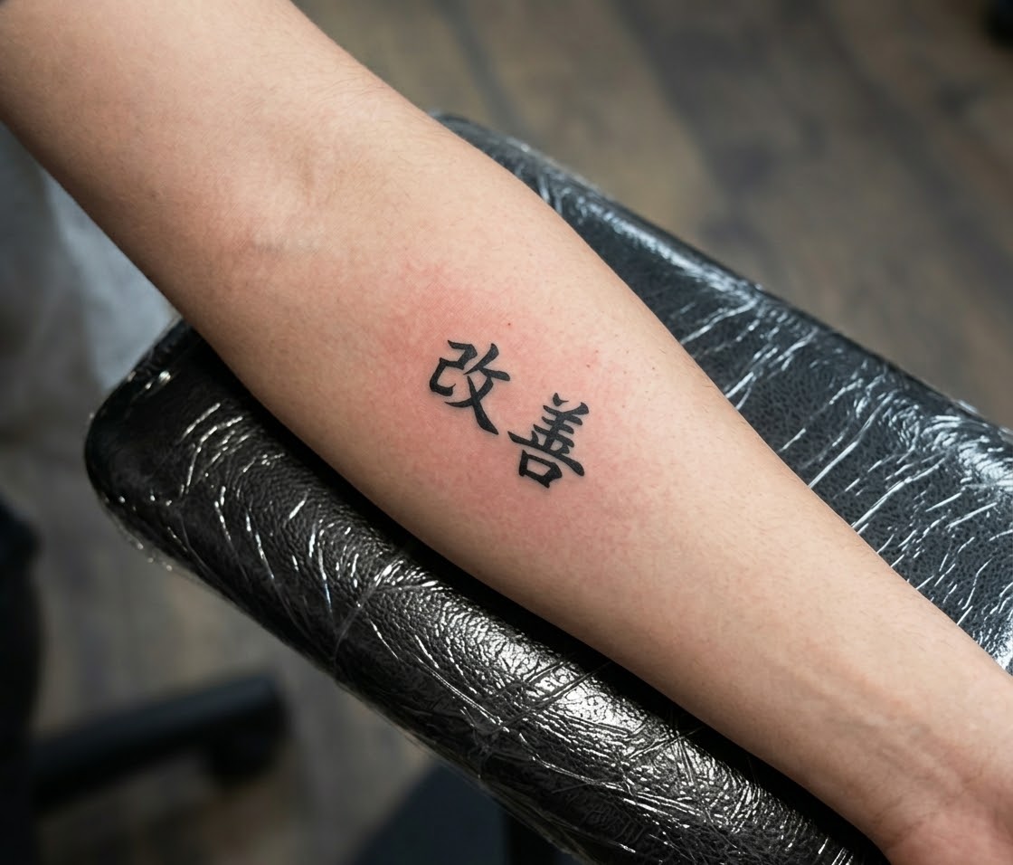 Kaizen Kanji Tattoo