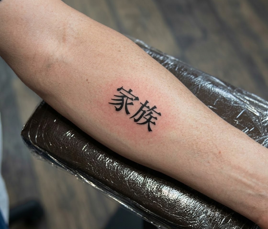 Kazoku Kanji Tattoo