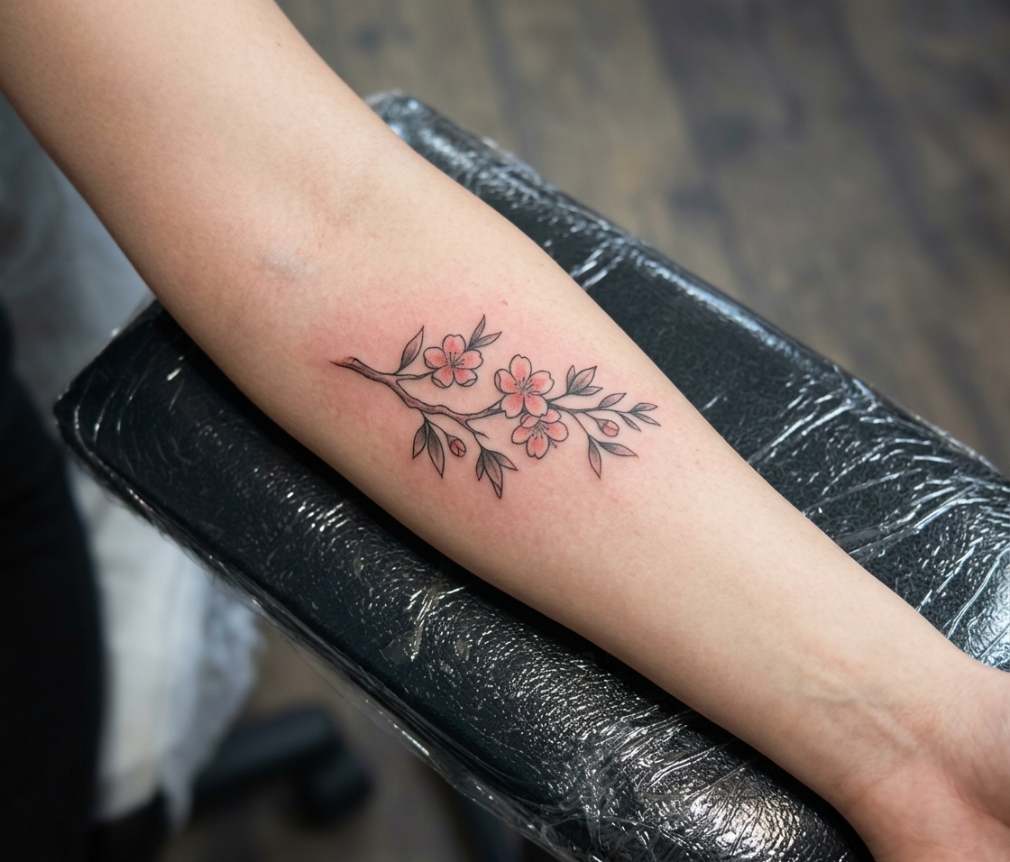 Sakura Cherry Blossom Tattoo